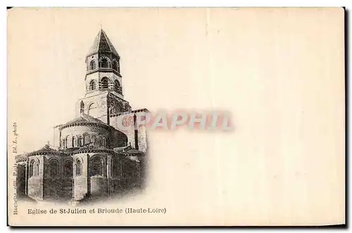 Ansichtskarte AK Brioude Eglise de St Julien et Brioude