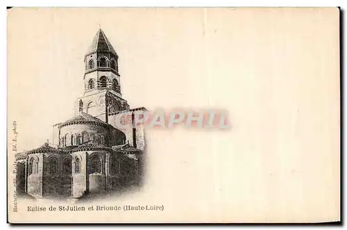 Cartes postales Brioude Eglise de St Julien et Brioude