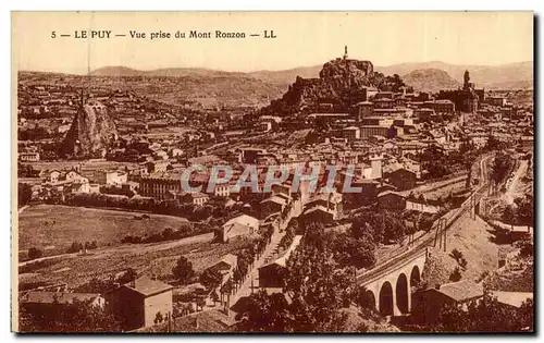 Ansichtskarte AK Le Puy Vue prise du Mont Ronzon