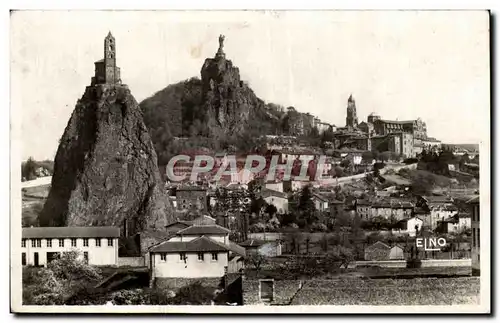 Ansichtskarte AK Le Puy Les rochers St Michel et Corneille et la cathedrale