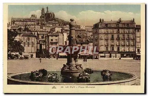 Cartes postales Le Puy Place Michelet