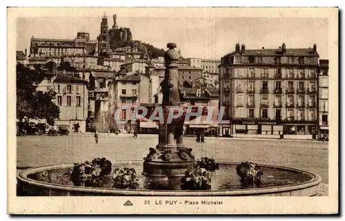 Cartes postales Le Puy Place Michelet