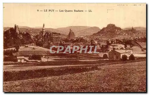 Ansichtskarte AK Le Puy Les quatre rochers