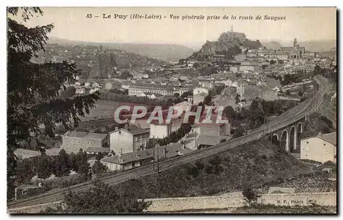 Ansichtskarte AK Le Puy Vue generale prise de la route de Saugues