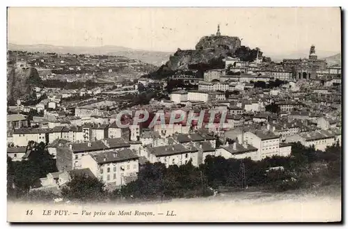 Ansichtskarte AK Le Puy Vue prise du Mont Ronzon