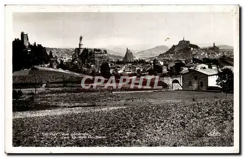 Ansichtskarte AK Le Puy Vue generale Les quatre rochers