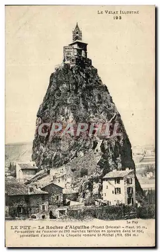 Cartes postales Le Puy Le rocher d&#39aiguilhe