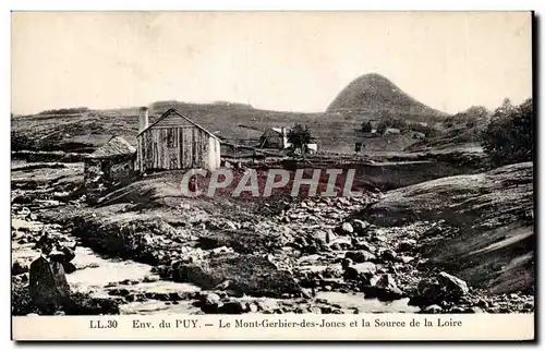 Cartes postales Environs du Puy Le Mont Gerbier des Jones et la source de la Loire