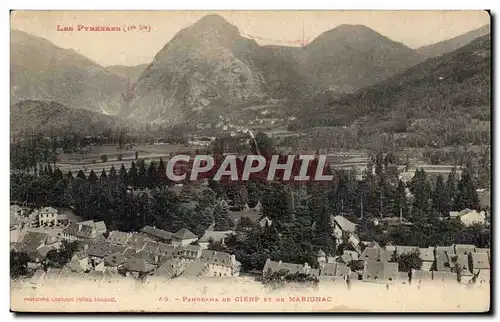 Cartes postales Panorama de Cierp et de Marignac