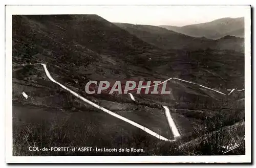 Ansichtskarte AK Col de Portet d&#39Aspet Les lacets de la route