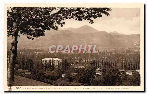 Ansichtskarte AK Barbazan thermal Vue prise du village Le grand hotel et dans le fond Loures