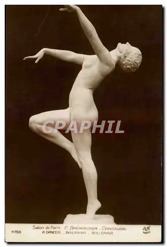 Cartes postales Fantaisie Salon de Paris Bremaecher Danseuse