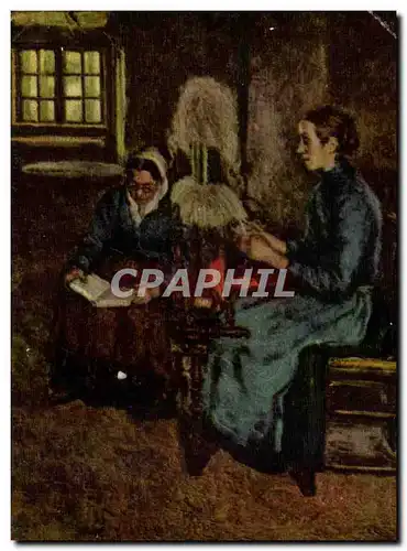 Cartes postales Fantaisie Richard Hartmann Am Spinnrocken