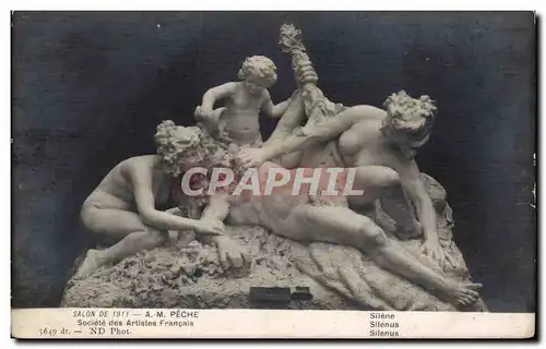 Cartes postales Fantaisie Salon 1911 Peche Silene