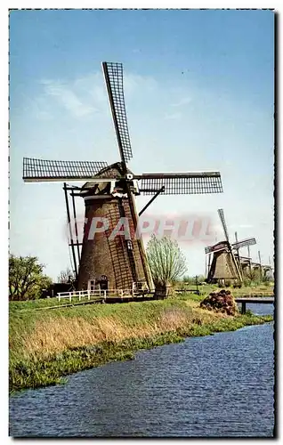 Ansichtskarte AK Pays Bas Hollandse Molen Moulon Windmill