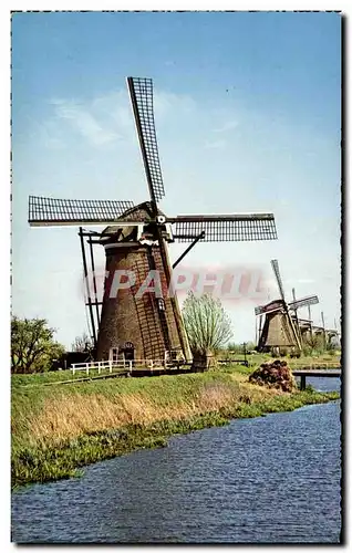 Cartes postales Pays Bas Hollandse Molen Moulon Windmill
