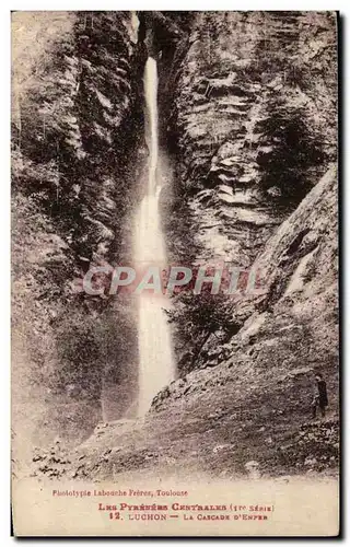 Cartes postales Luchon La cascade d&#39enfer