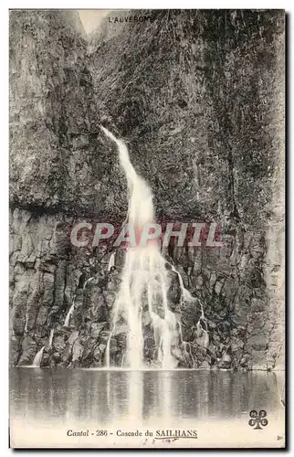 Ansichtskarte AK Cantal Cascade du Sailhans