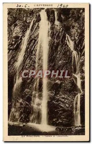 Cartes postales Le Mont Dore Cascade de Queureuilh