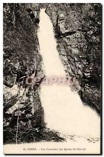 Ansichtskarte AK Gimel Les cascades La queue de cheval