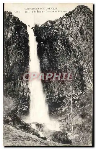 Cartes postales Thiezac Cascade du Falhitou