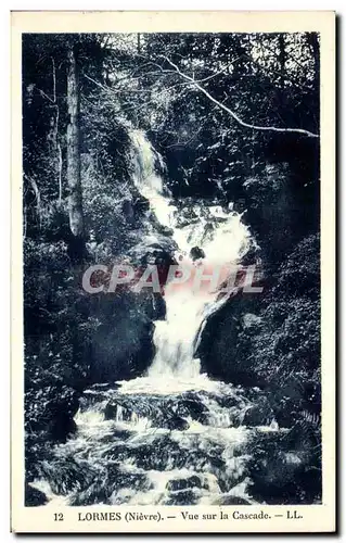 Cartes postales Lormes Vue sur la cascade