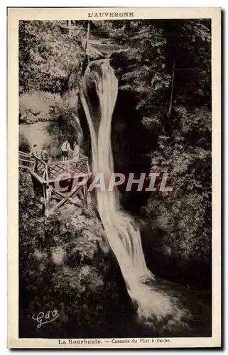 Cartes postales La Bourboule Cascade du plat a barbe