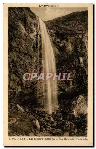 Cartes postales Le Mont Dore La grande cascade