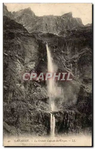 Ansichtskarte AK Gavarnie La grande cascade du cirque