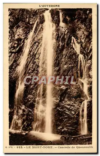 Cartes postales Le Mont Dore Cascade de Queureuilh