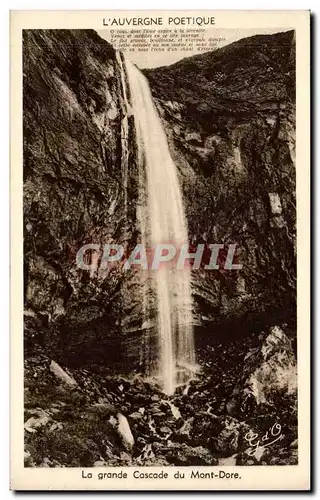 Cartes postales Le Mont Dore La grande cascade