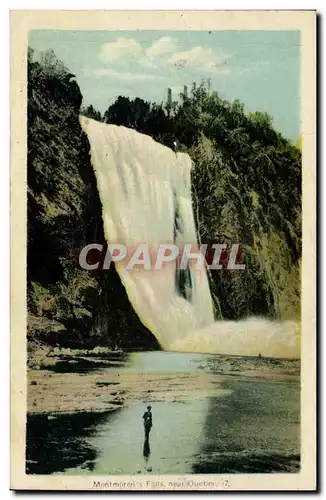 Ansichtskarte AK Montmorency FAlls pres Quebec Canada