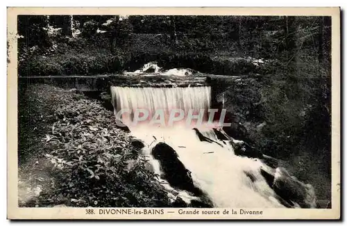 Ansichtskarte AK Divonne les Bains Grande source de la Divonne