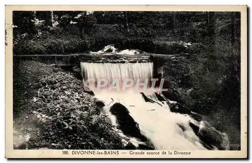 Cartes postales Divonne les Bains Grande source de la Divonne