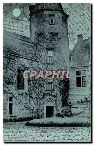 Cartes postales Lauzun pres Marmande Tour du chateau ducal
