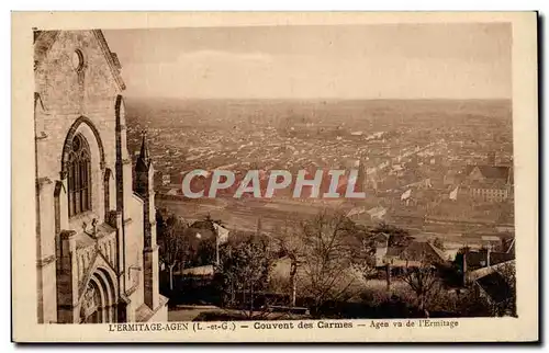 Ansichtskarte AK L&#39ermitage Agen Couvent des carmes Agen vu de l&#39ermitage