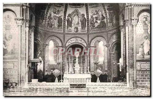 Ansichtskarte AK Agen Interieur de la cathedrale