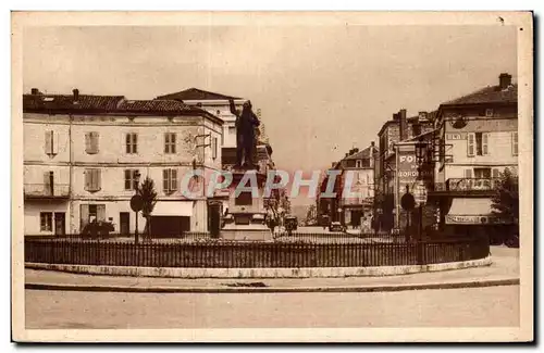 Ansichtskarte AK Agen Place Jasmin et boulevard de la Republique