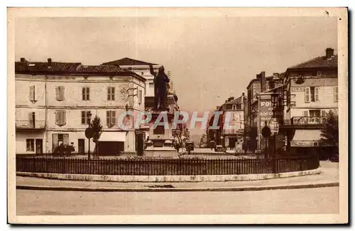 Cartes postales Agen Place Jasmin et boulevard de la Republique