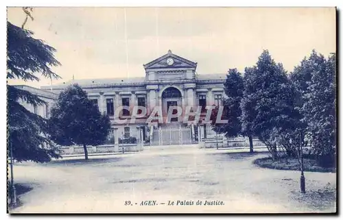 Ansichtskarte AK Agen Palais de justice