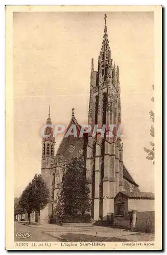 Cartes postales Agen Eglise Saint Hilaire
