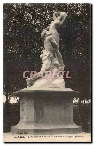 Ansichtskarte AK Agen Esplanade du gravier L&#39etoile du berger Roussel