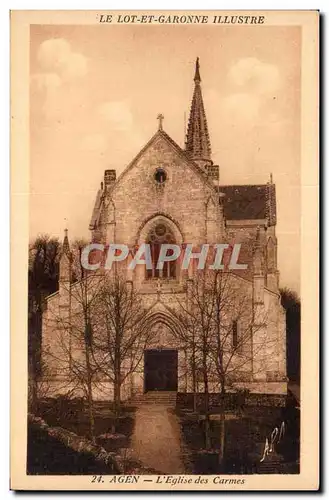 Cartes postales Agen L&#39eglise des Carmes