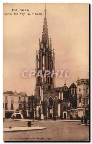 Cartes postales Agen Eglise Ste Foy