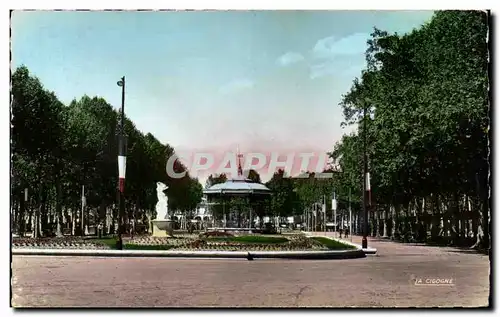 Cartes postales moderne Agen L&#39esplanade du gravier et le kiosque