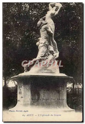 Cartes postales moderne Agen L&#39esplanade du gravier