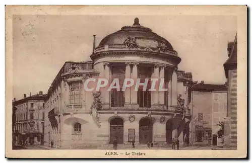 Cartes postales Agen Le theatre