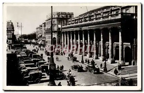 Ansichtskarte AK Bordeaux Place de la Comedie Grand theatre