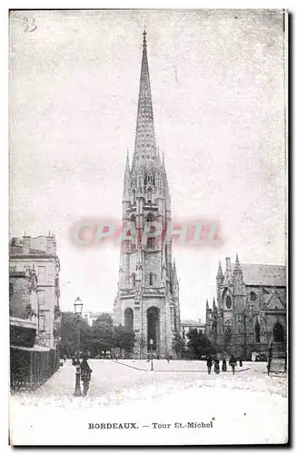 Cartes postales Bordeaux Tour St Michel