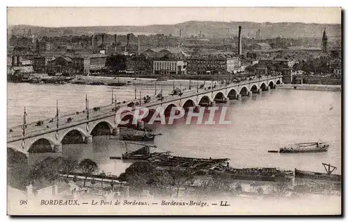 Cartes postales Bordeaux Le pont de Bordeaux